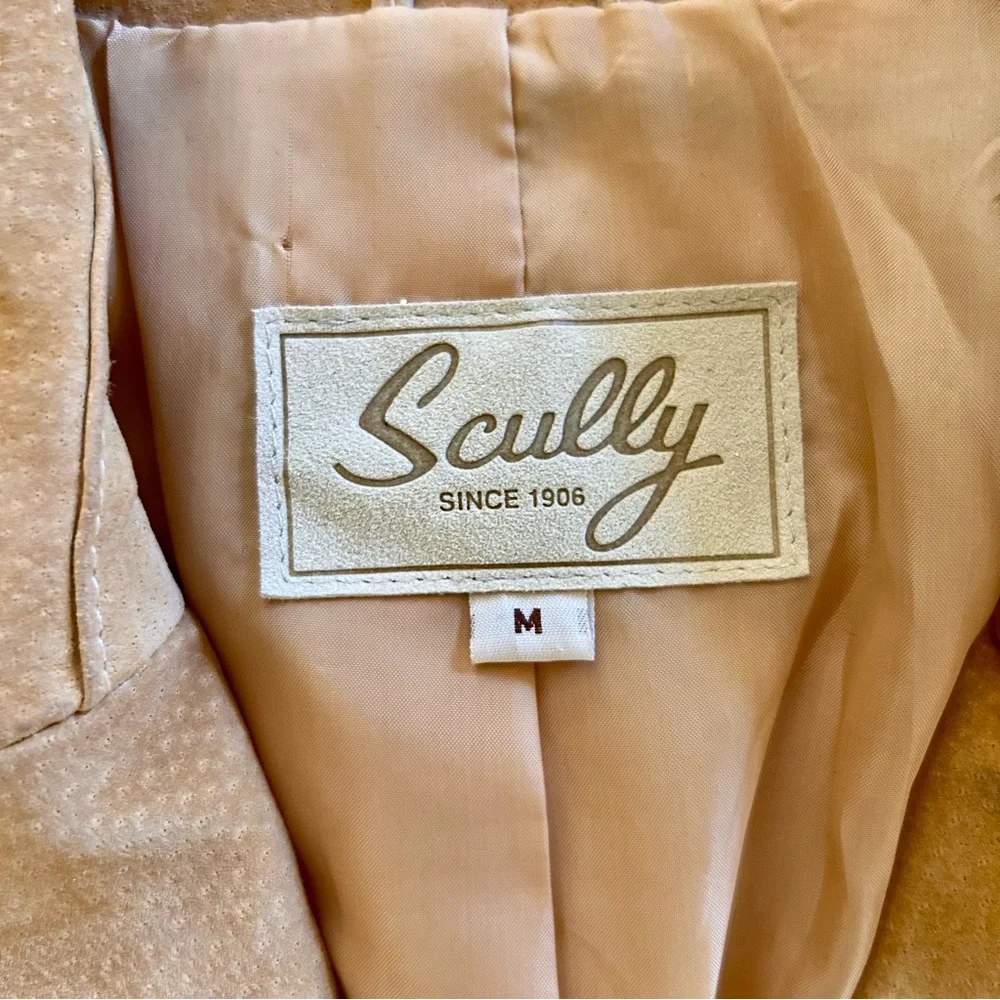 Scully Vintage Genuine Suede Leather Women’s Tan Fringe Jacket. Size Medium - Picture 8 of 12